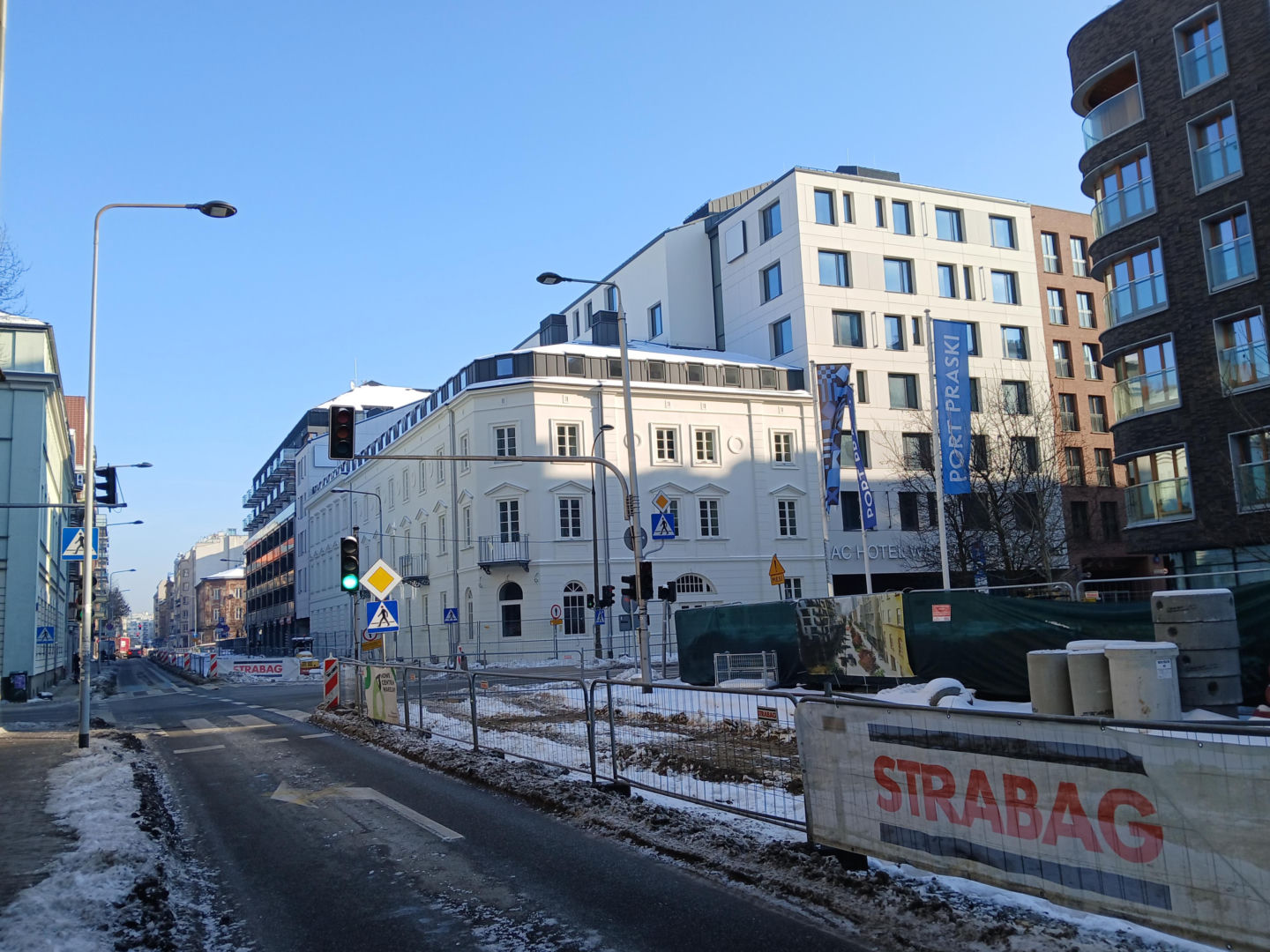 AC Hotel Warsaw Port Praski w budowie