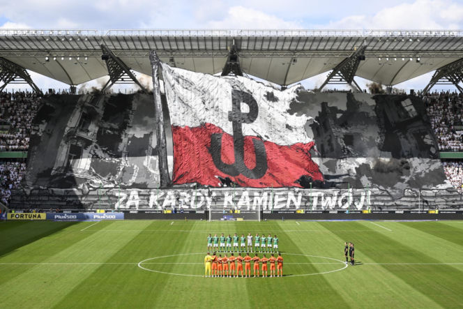 Legia Warszawa - Zagłębie Lubin: Zdjęcia kibiców