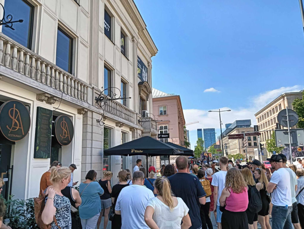 Kawowy ślad w centrum Warszawy