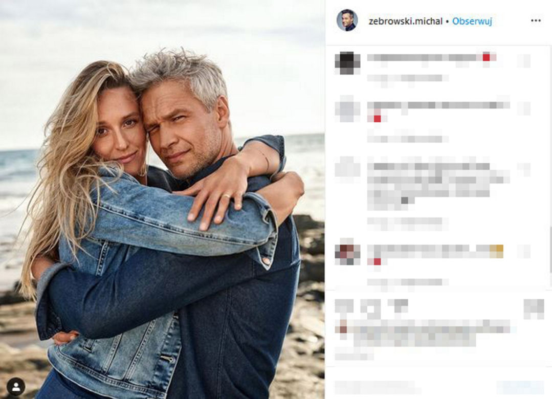 Michał Żebrowski jest na utrzymaniu żony