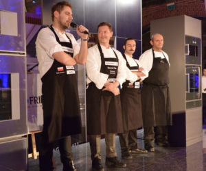 Wojciech Modest Amaro gotował podczas Porsche Gourmet Tour Wrocław