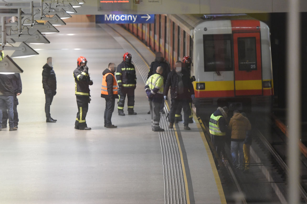 Pociąg rozjechał mężczyznę w metrze