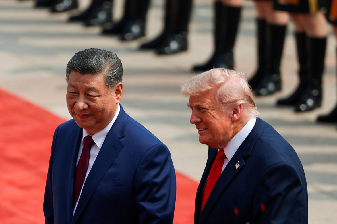 Trump w Chinach! Zobacz spotkanie. "Wielki przywódca, fantastyczna przyszłość"