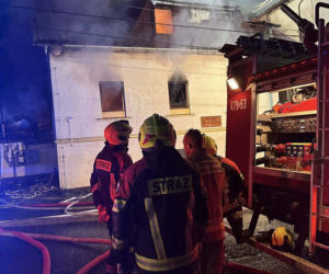 Potężny pożar w znanym kurorcie! Pensjonat Dawid spłonął doszczętnie