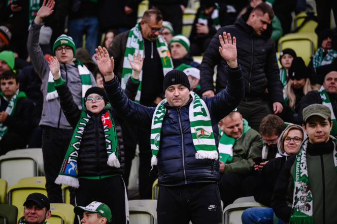 Lechia Gdańsk - Piast Gliwice: Zdjęcia kibiców z meczu 29. kolejki PKO BP Ekstraklasy