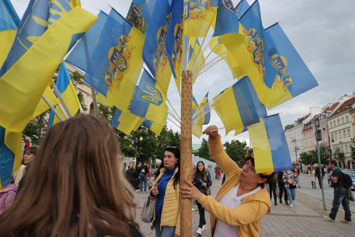 Ogromna manifestacja wdzięczności Ukraińców. „Przyjaciele, dziękujemy”
