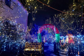 Dom bydgoskich Griswoldów znów rozbłysł. Powieśiliśmy 300 tysięcy lampek. Przygotowywaliśmy jej od lipca!