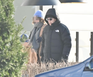 Marek Kondrat z żoną i córką w Warszawie