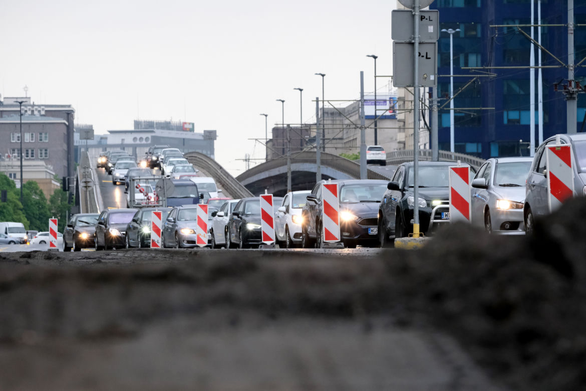 Remont al. Jana Pawła II paraliżuje stolicę