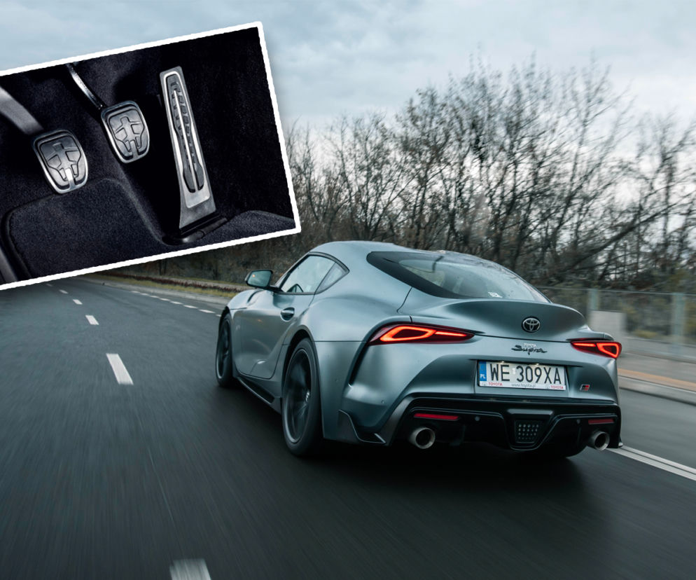 Toyota GR Supra z manualną skrzynią biegów
