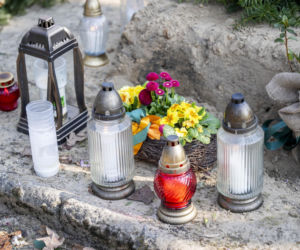 Tak wygląda grób Bożeny Dykiel