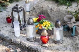 Tak wygląda grób Bożeny Dykiel