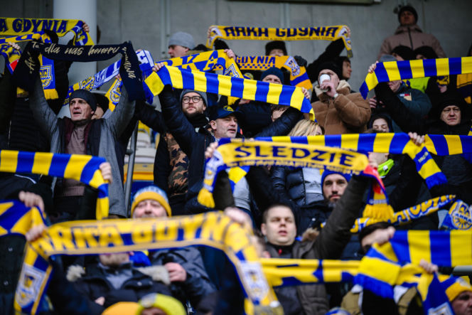 Arka Gdynia - GKS Katowice: Zdjęcia kibiców z meczu 22. kolejki PKO BP Ekstraklasy