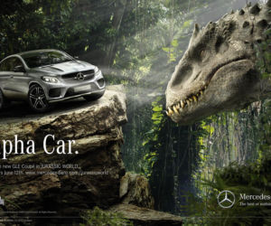 Mercedes w filmie Jurassic World