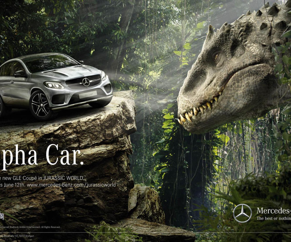 Mercedes w filmie Jurassic World