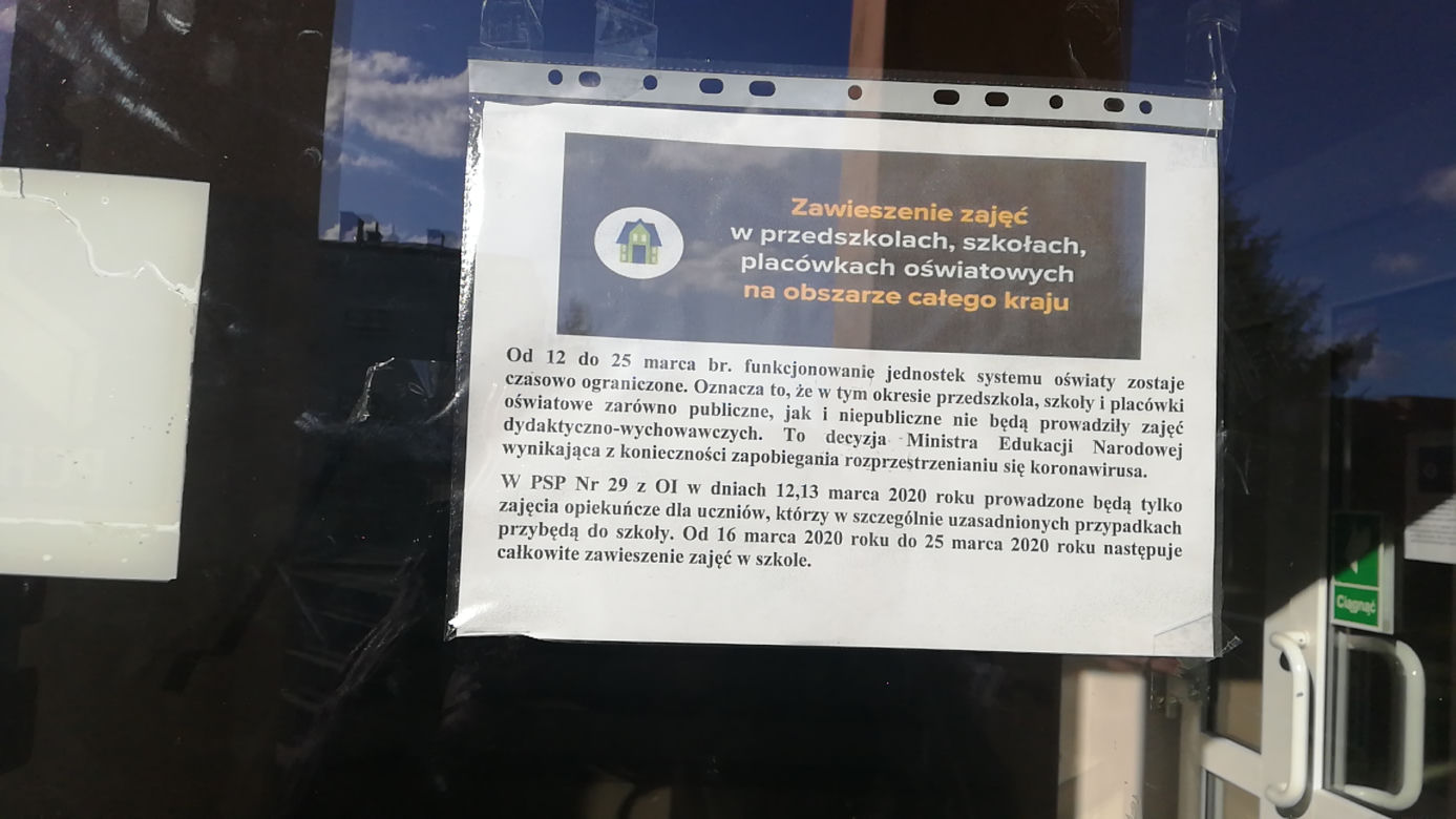 Koronawirus w Polsce. Zamknięte szkoły w Radomiu! 