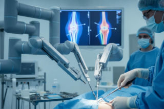 Robot zatrzymuje chirurga w trakcie operacji. To może wydłużyć życie protezy