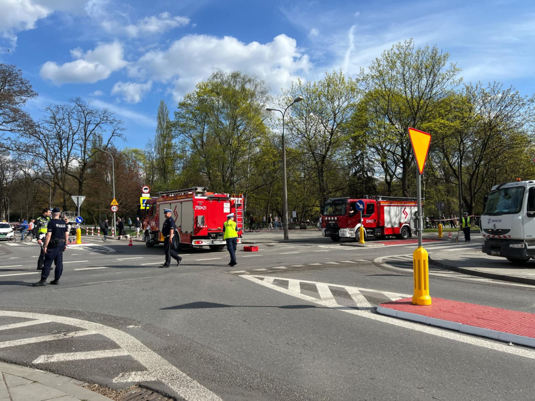 Kraków. Wypadek na os. Zgody