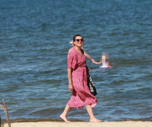 Katarzyna Herman na plaży