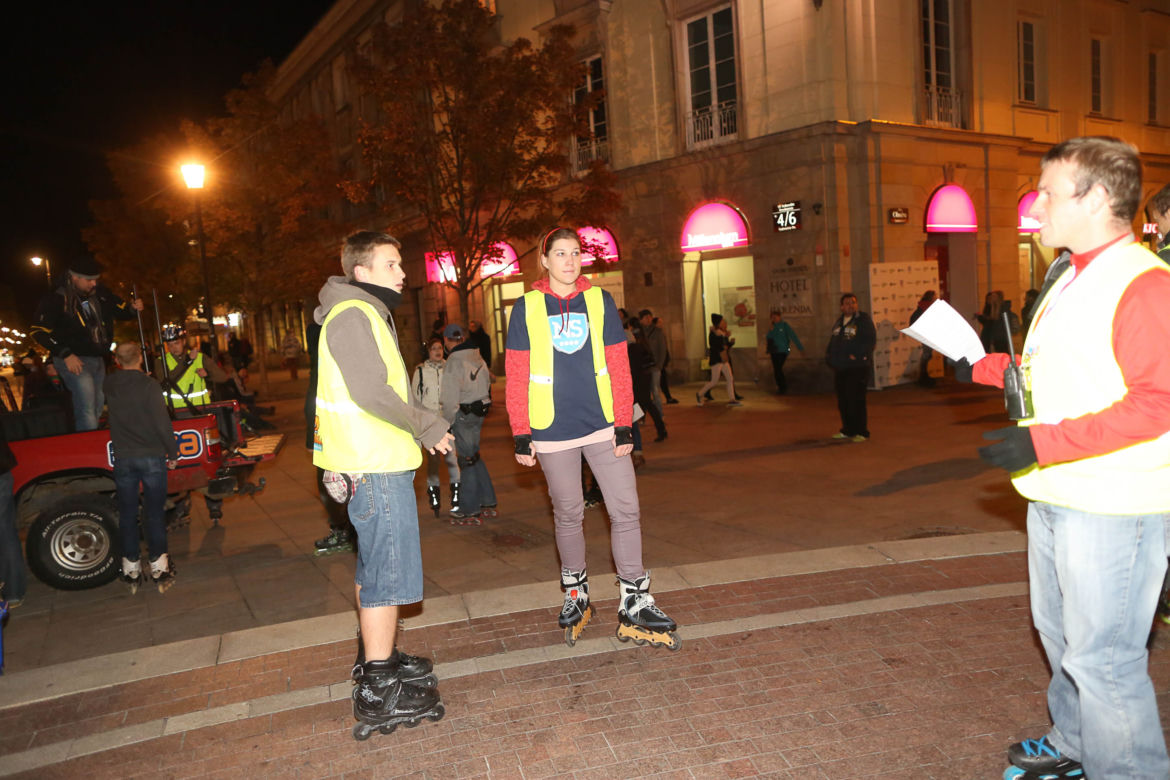 Nightskating po Warszawie