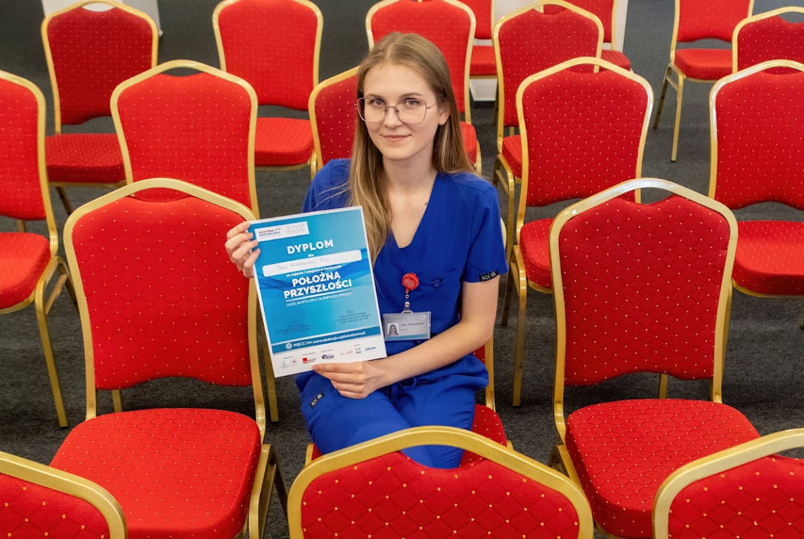 Aleksandra Ros najlepszą studentką położnictwa w Polsce