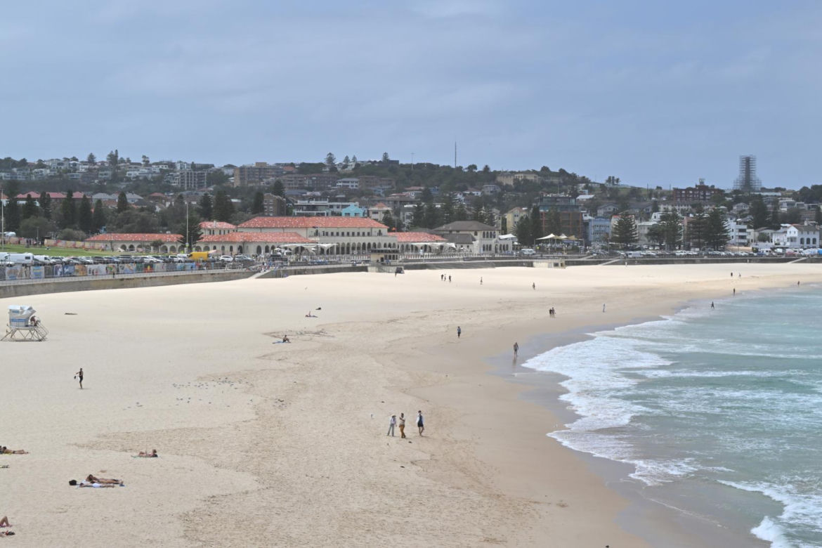 Plaża Bondi Beach w Sydney - miejsce zamachu