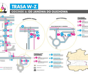 Komunikacja na trasie WZ