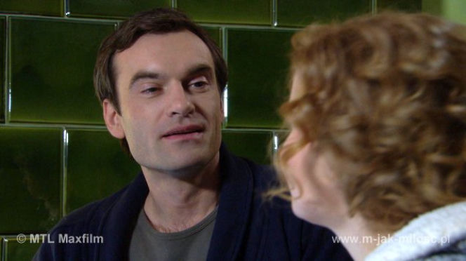 M jak miłość odc. 1056. Ewa (Dominika Kluźniak), Chris (Mariusz Zaniewski)