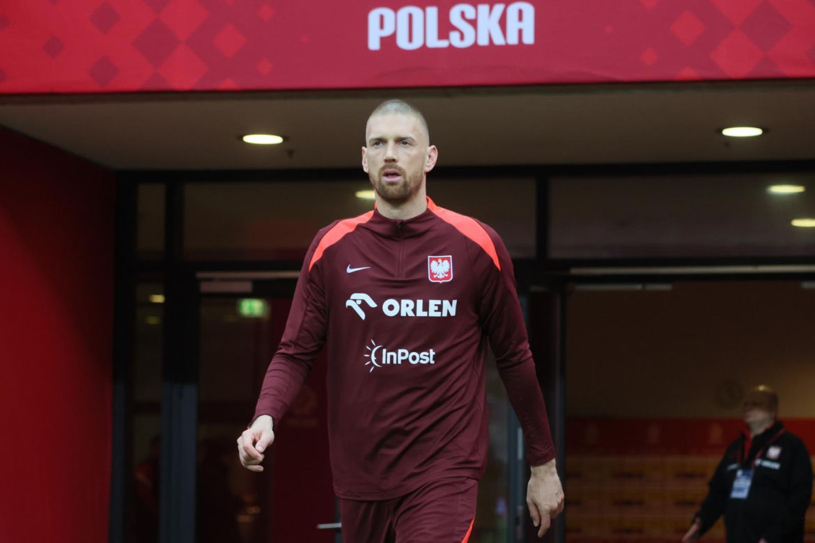 Eliminacje ME 2024. Trening reprezentacji Polski na PGE Narodowym przed meczem barażowym z Estonią