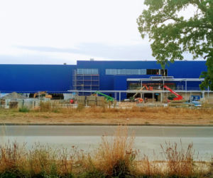 Budowa sklepu IKEA w Szczecinie - sierpień 2020