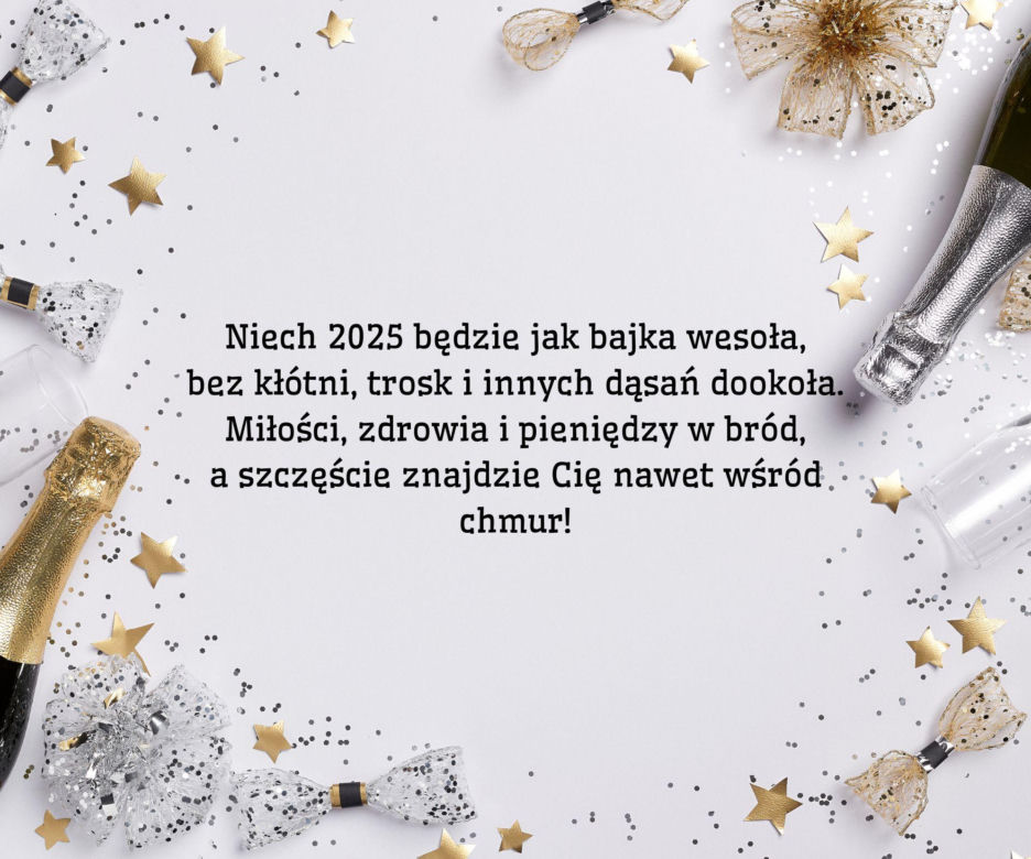 Sylwester i 1 stycznia 2025 - kartki z życzeniami za darmo. Wzruszające i piękne obrazki