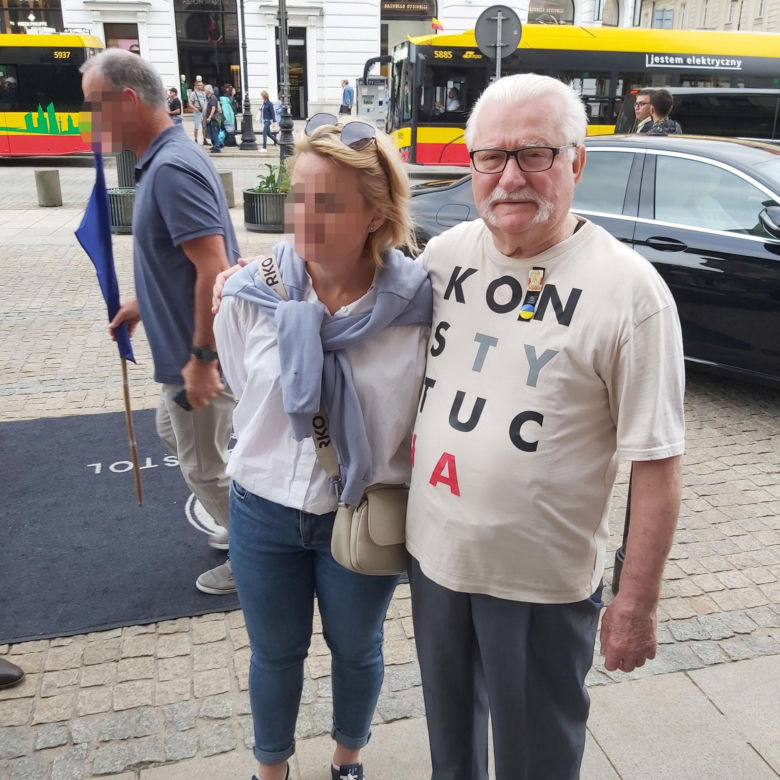 Lech Wałęsa pokazał kulisy manifestacji z 4.06