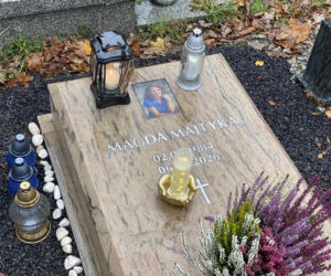Tak wygląda grób Magdaleny Majtyki przed 1 listopada