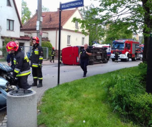 Kraków: Groźny wypadek na Azorach. Zderzenie taksówki z busem