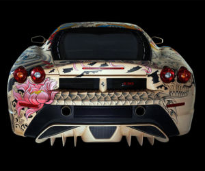 Wytatuowane Ferrari F430 / dzieło Philippe Pasqua