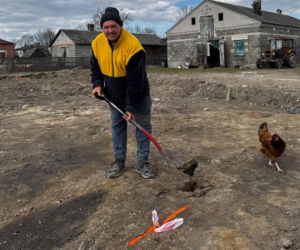 Odbudowa domu w Wyrykach Woli pod Włodawą