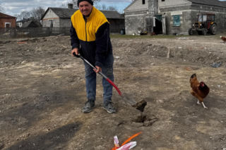 Odbudowa domu w Wyrykach Woli pod Włodawą