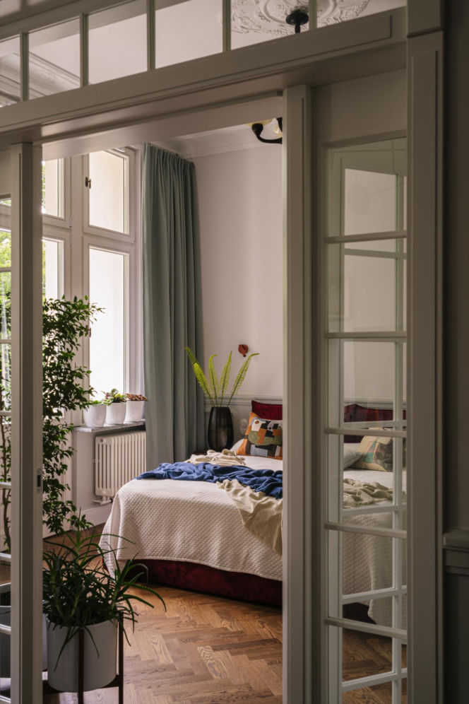 Secesyjny apartament w Poznaniu - projekt Maria Jachalska