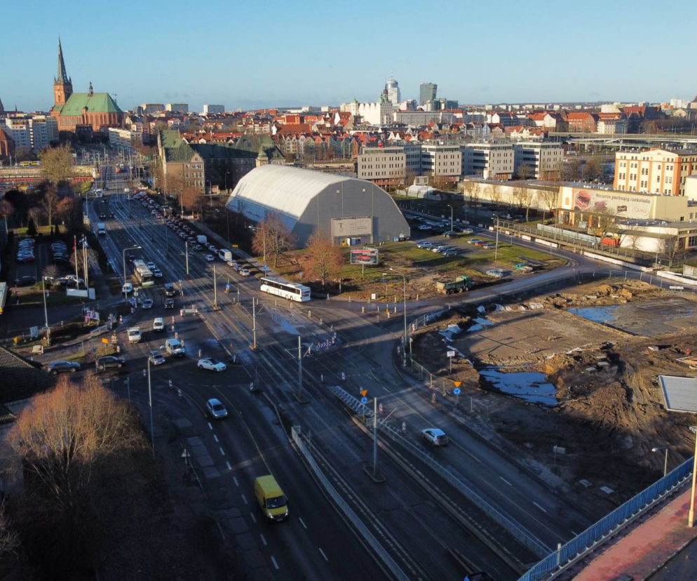 Przebudowa ulic na Międzyodrzu - grudzień 2021