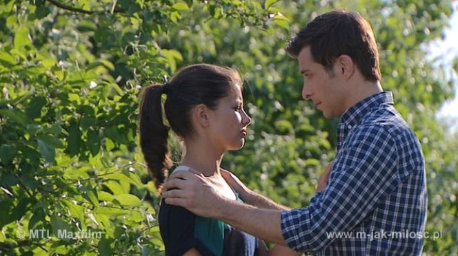 M jak MIŁOŚĆ, odc. 939. Kasia (Agnieszka Sienkiewicz) i Marek (Kacper Kuszewski)
