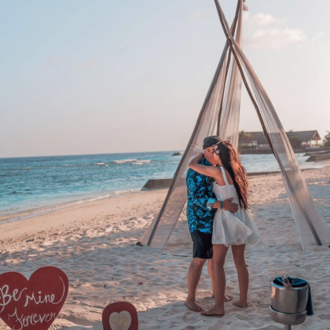 Karolina Skiba z mężem