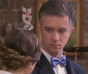 Pierwsza miłość odc. 2076. Kinga (Aleksandra Zienkiewicz), Artur (Łukasz Płoszajski)
