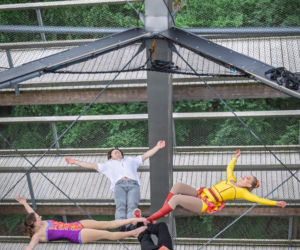 Usedom UP na Uznamskiej Ścieżce w koronach drzew. Podniebne show cyrkowe wysoko nad Bałtykiem