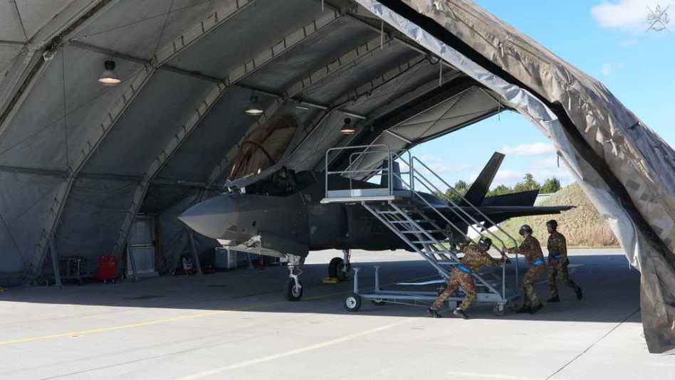 Włoskie F-35 w Malborku