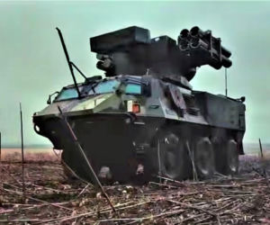 Wyrzutnia przeciwlotnicza ItO90M na Ukrainie