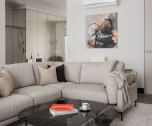 Modernizm w wersji de luxe, czyli elegancki apartament na warszawskim Mokotowie
