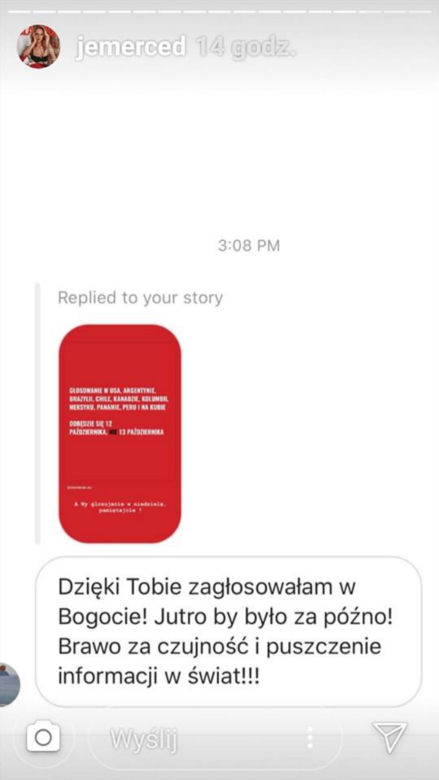 Gwiazdy głosują za granicą