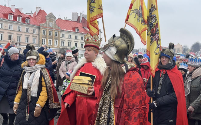 Tłumy na Orszaku Trzech Króli w Lublinie