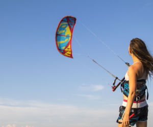 Kitesurfing