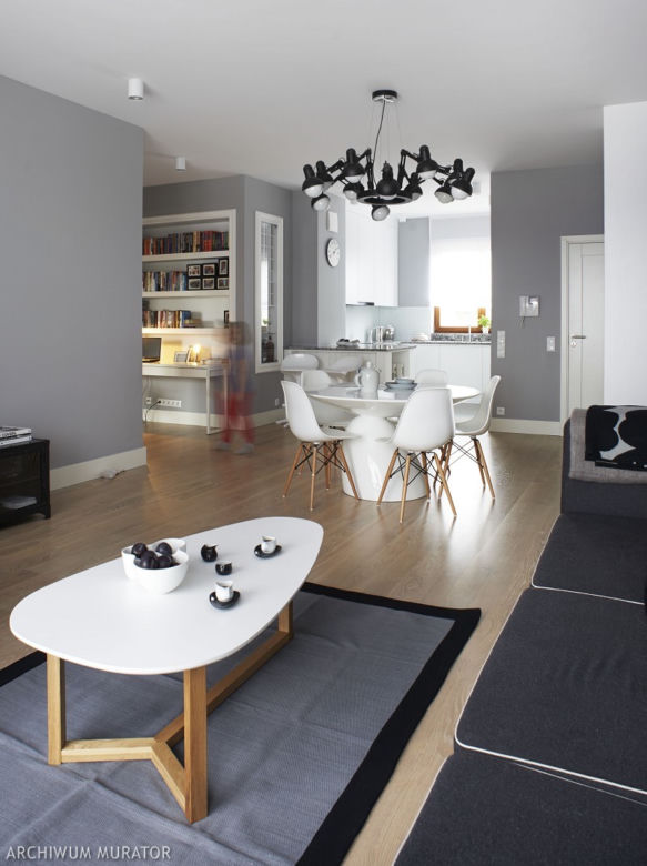 szary salon zdjęcia